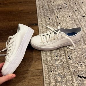 KEDS size 10 platform sneakers (cushion)